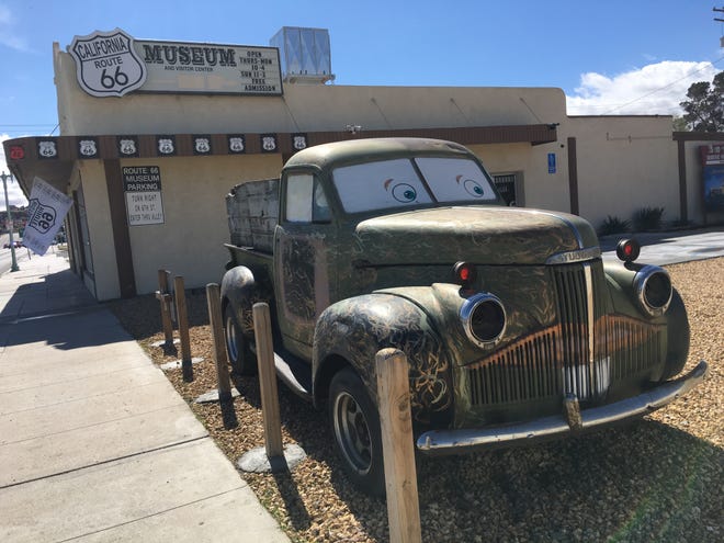 The California Route 66 Museum's classic 1947 Studebaker truck is on the auction block. [Rene Ray De La Cruz, Daily Press]