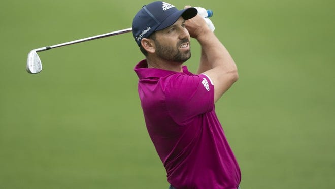 Sergio Garcia, tracking a shot at the WGC-Dell Match Play in 2017, has accepted an invitation to play in this year’s event. Earlier this week, Garcia’s wife, Angela — a former Texas Longhorns golfer — gave birth to the couple’s first child, a daughter named Azalea. JAY JANNER/AMERICAN-STATESMAN
