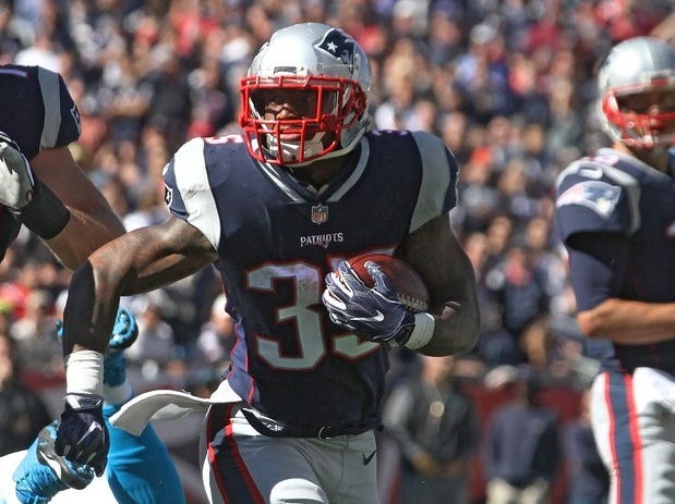 Mike Gillislee never turned into the productive back the Patriots had hoped — one of several misses the team made last offseason.