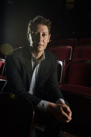 Seth Shelden, starring in Cape Fear Regional Theatre's "Disgraced," is also a lawyer who volunteers with the International Campaign to Abolish Nuclear Weapons. The group won a 2017 Nobel Peace Prize. [Melissa Sue Gerrits/The Fayetteville Observer]
