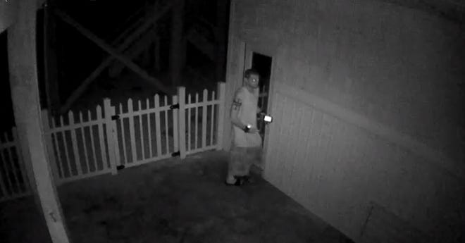 Police are searching for this man who tried to break into a home in Oak Island. [CONTRIBUTED]