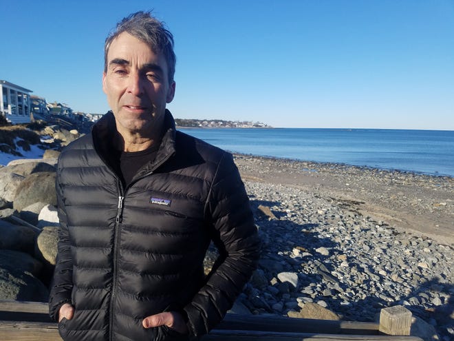 Anthony Curro says cigarette smoke infringes on beachgoers' right to breathe fresh air and hoped his article would lead to a ban with no-smoking signs posted at town-owned beaches - Plaice Cove and Sun Valley. The article passed but the town's selectmen say they are unlikely to enact it. [Max Sullivan/Seaoastonline]