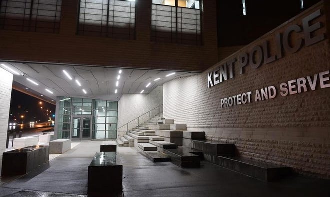 Kent Police Department dispatchers are expected to move into the new station sometime in April after AT&T moves 911 telephone lines.