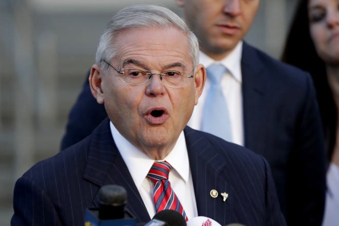U.S. Sen. Bob Menendez announced plans Tuesday to kick off his re-election bid for a third term, two months after federal prosecutors dropped corruption charges against the New Jersey Democrat. [AP ARCHIVE PHOTO]