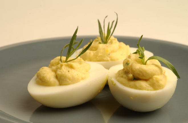 Once you know how to hard-boil eggs, it's easy to prepare Tarragon Deviled Eggs. [Detroit Free Press / TNS / Ed Haun]