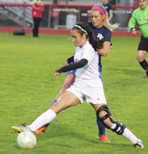 Isabella Dubon scored a team-best eight goals and contributed two assists last season while attempting 21 shots for the Boone girls’ soccer team. Photo by Andrew Logue/News-Republican