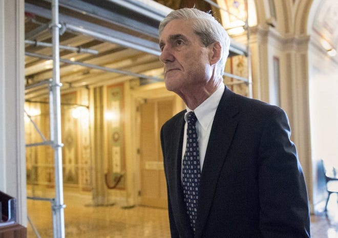 Special counsel Robert S. Mueller III departs after a meeting on Capitol Hill on June 21. (J. Scott Applewhite/AP)