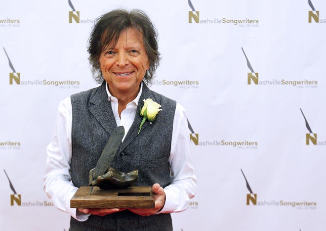 Even Stevens will appear at the Nashville Hitmakers concert in Shelby on April 28. He's pictured here at the Nashville Songwriters Hall of Fame dinner and induction ceremony in 2015. [The Associated Press]