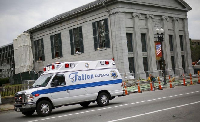 Mayor Robert Hedlund said a purchase of Fallon Ambulance by Wellesley based Transformative Healthcare would not impact service to the town under the remaining months of its extended contract which ends at midnight June 30.

[Patriot Ledger File Photo]