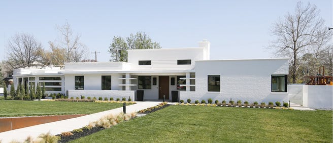 Kyle and Kate Jones' Art Deco home at 1120 Glenwood Ave. in Nichols Hills, renovated with design by Jeremy Gardner of Gardner Architects, is one of several stops on the 17th annual Architecture Tour from noon to 5 p.m. April 14. [PHOTO BY NATE BILLINGS, THE OKLAHOMAN]