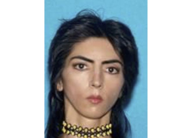 This undated photo provided by the San Bruno Police Department shows Nasim Aghdam. Law enforcement officials have identified Aghdam as the person who opened fire with a handgun, Tuesday, April 3, 2018, at YouTube headquarters in San Bruno, Calif., wounding several people before fatally shooting herself in what is being investigated as a domestic dispute, according to authorities. [Courtesy of San Bruno Police Department via AP]