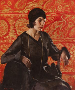 "Bettina," an oil painting by artist Gertrude Fiske, is featured prominently in "Gertrude Fiske: American Master," which opens Friday, April 6 at Discover Portsmouth Center in Portsmouth. [Courtesy image]
