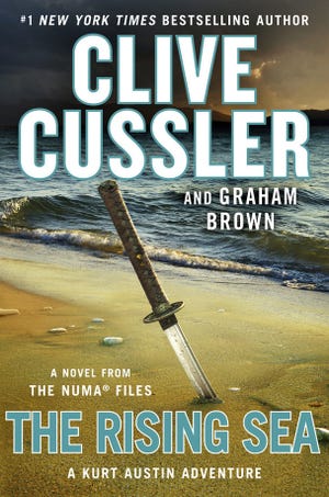This cover image released by Putnam shows "The Rising Sea," a novel by Clive Cussler and Graham Brown. (Putnam via AP)