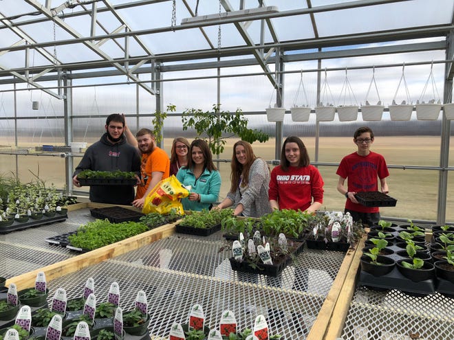 After a successful season of selling poinsettias, the Northwestern FFA is now preparing to sell spring flowers. The sales will include the following: planted bags for $15; 12-inch hanging baskets for $15; 10-inch hanging baskets for $10; terracotta planted pot for $20; small herb pot for $5; Single flower pot for $3; 1 parsley pod for $1 or 6 pods for $5; flat of flowers for $10. The Northwestern Greenhouse will be opening for sales on April 26. Hours of operation will be Thursday and Friday from 2:30 to 6 p.m. and Saturdays from 9 to noon.