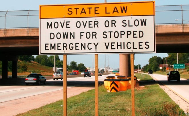 Since 2002, North Carolina law has required motorists to either move over or slow down to a safe speed when approaching emergency workers, law enforcement or utility workers stopped on the side of the road. The law was crafted to protect utility and emergency workers from unnecessary accidents while working. Failing to slow down or move over can be costly – a mandatory $250 fine plus associated court costs. [file art]