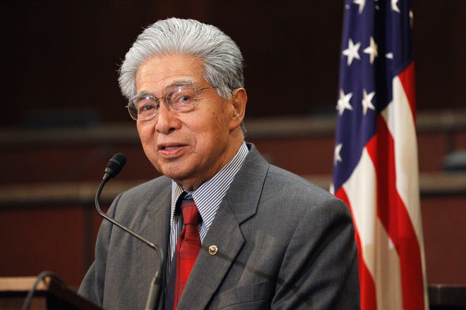 Former U.S. Sen. Daniel Akaka, the humble and gracious statesman who served in Washington with aloha for more than three and a half decades, died Thursday at the age of 93. He had been hospitalized with an illness. [Alex Brandon/The Associated Press]