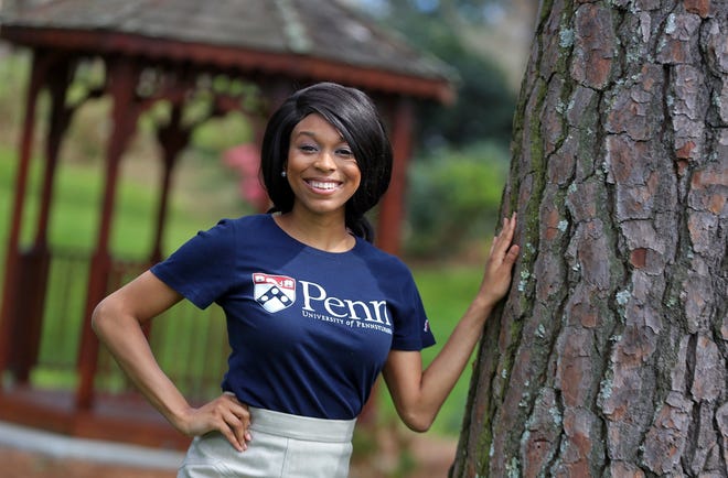 Rose Brown, a graduate of Kings Mountain High and UNC Charlotte, will attend the University of Pennsylvania this summer to start earning a master's degree. [Brittany Randolph/The Star]