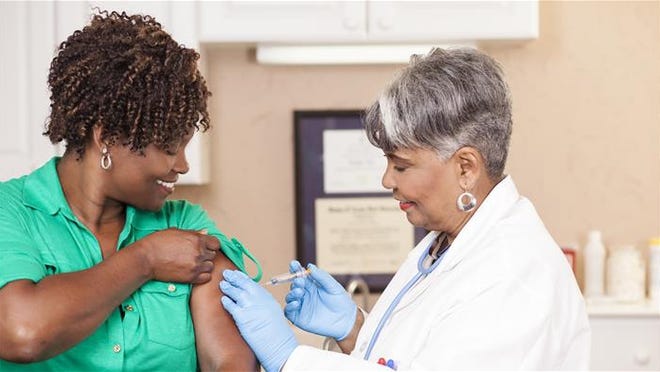 Medical experts say all adults over the age of 65 and people under the age of 65 who smoke or have certain chronic illnesses like asthma, diabetes or heart disease should get the pneumonia vaccine. [Contributed photo]