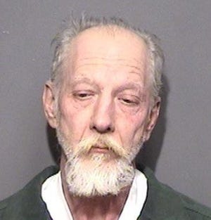 Regis A. Brown, 58, is charged with killing his wife and stepdaughter in Fairview Township on March 9. Their bodies were found on March 12. This photo is from the Erie County Prison, where he was jailed without bond on March 12. [CONTRIBUTED PHOTO]