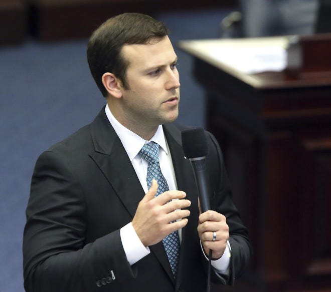 Florida Rep. Chris Sprowls, R-Palm Harbor, was the force behind provisions to significantly improve and enhance access to information related to arrests, plea bargains and sentences. [Steve Cannon/AP, File]