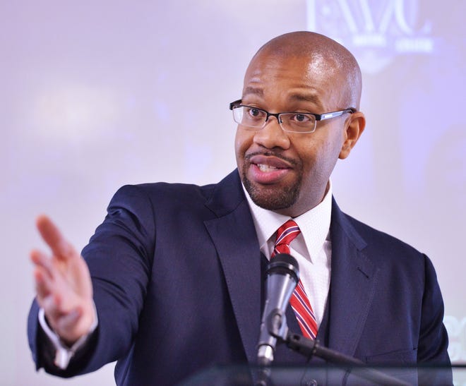 Edward Waters College's new president is A. Zachary Faison Jr., currently the general counsel and vice president of external affairs at Tuskegee University. [WILL DICKEY/FLORIDA TIMES-UNION]