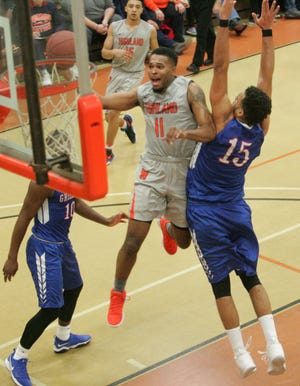 Jay'Quan McCloud is the 20th player in the history of the Highland men's basketball program to be named an NJCAA Division I All-American. [LISA FERNANDEZ/THE JOURNAL-STANDARD]