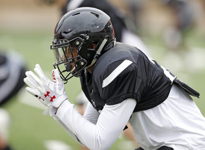 Redshirt freshman Adrian Frye doesn't have an easy path to playing time in a Texas Tech secondary loaded with experienced cornerbacks. But Frye's talent and makeup are pluses to Tech coaches. [Brad Tollefson/A-J Media]