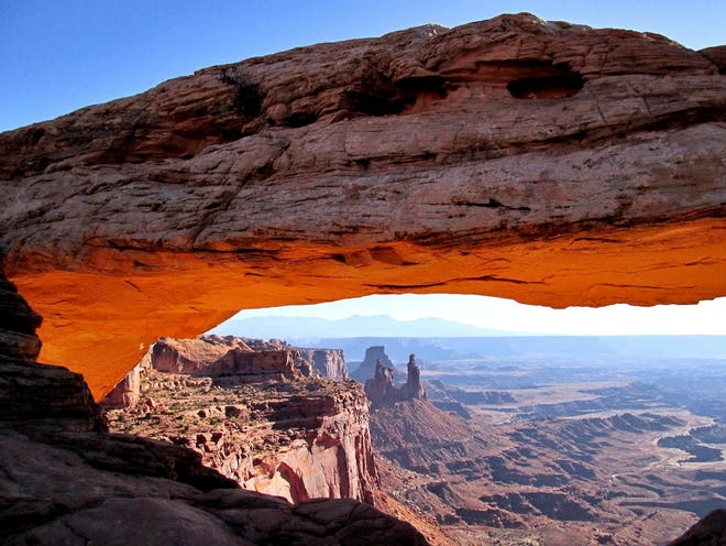 Mesa Arch, Islands in the Sky region of Canyonlands National Park, Utah. [Valerie A. Russo]