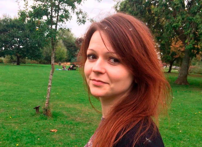 This is an image of the daughter of former Russian Spy Sergei Skripal, Yulia Skripal taken from Yulia Skipal's Facebook account on Tuesday March 6, 2018. Britain's Foreign Office says it has asked the Organization for the Prohibition of Chemical Weapons to publish a summary of its findings at midday on Thursday April 12, 2018, on the nerve agent used to poison a former spy and his daughter in southwestern England.(Yulia Skripal/Facebook via AP)