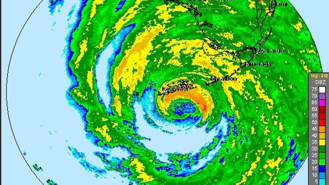 Hurricane Irma made landfall on Cudjoe Key on Sept. 10, 2017.