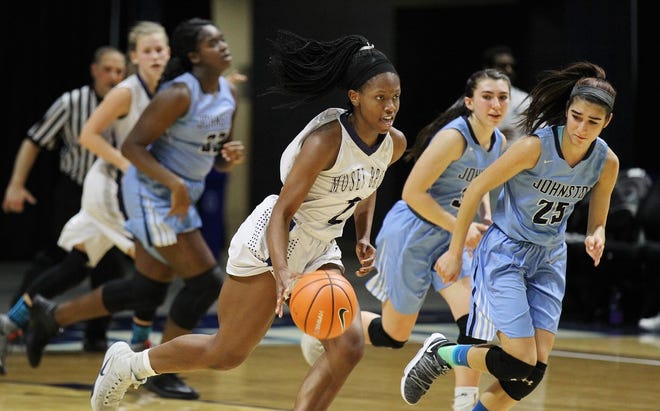 Moses Brown's Oluchi Ezemma was the R.I. Gatorade Player of the Year and led the Quakers to the state championship.