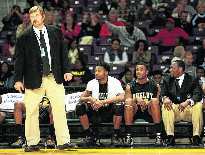 Shelby High boys' basketball coach Aubrey Hollifield has found success in multiple sports during his coaching career, just as in his own playing days. He'll be inducted into the Cleveland County Sports Hall of Fame on May 8. [Star file photo]