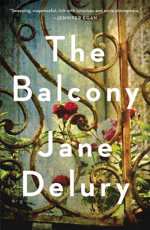 The cover of "The Balcony" by Jane Delury. [Little, Brown and Company via AP]