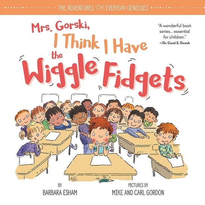 "Mrs. Gorski I Think I Have the Wiggle Fidgets" by Barbara Esham and illustrated by Mike and Carl Gordon is about a boy who gets scolded often for not paying attention in class. Sourcebook.
