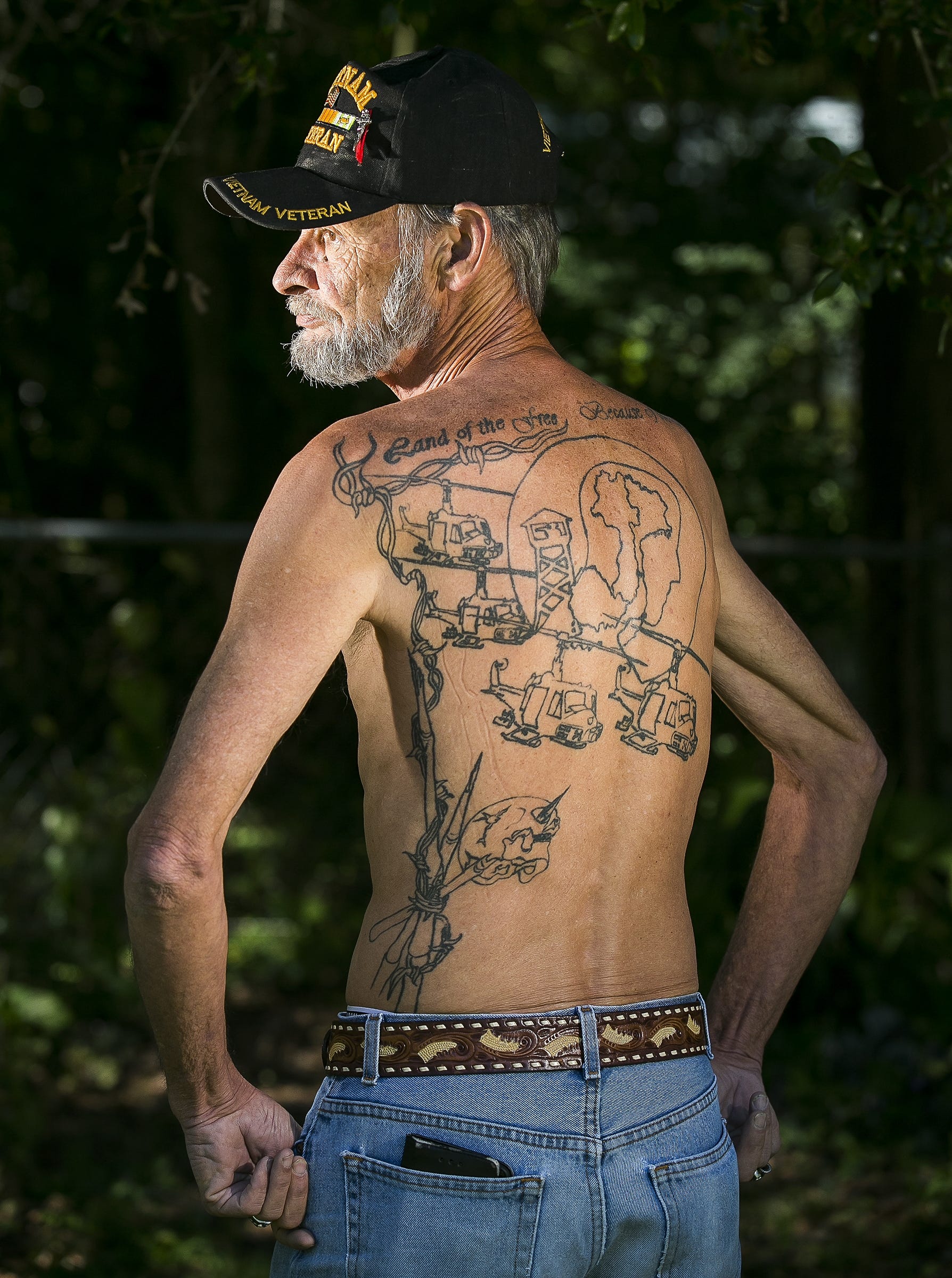 Bugaboo Tattoo  Healed Huey Hog cover up By Tom Waddell  Facebook