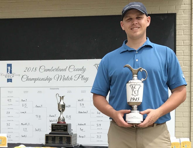 Thomas Owen won his fourth consecutive Cumberland County Match Play Championship on Sunday, beating Billy West 3&1 at Highland Country Club. [Rodd Baxley/The Fayetteville Observer]