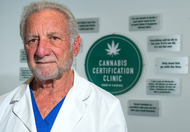 Physician Robert Elkins is the owner of the Cannabis Certification Clinic in St. Augustine, which specializes in helping patients get state registration for medical marijuana. [PETER WILLOTT/THE RECORD]