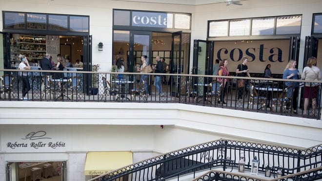 Costa Palm Beach recently closed for good, leaving a hole on the second floor of The Esplanade on Worth Avenue. Meghan McCarthy / Daily News