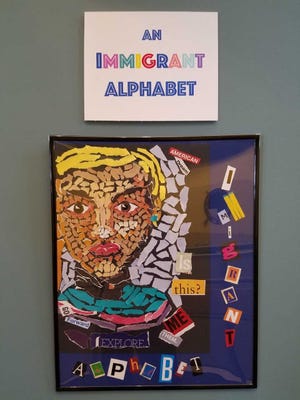 "Immigrant Alphabet" is a new art exhibition on view now through May 27 in the Children's Museum of New Hampshire's Gallery 6. The opening reception will be held Friday, May 4 from 5 to 7 p.m. [Courtesy photo]
