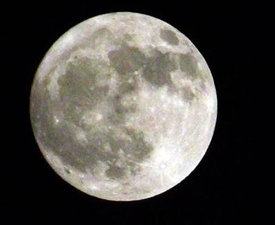 The Full Moon’s lovely face.

Mark Harkin/Wikimedia Commons