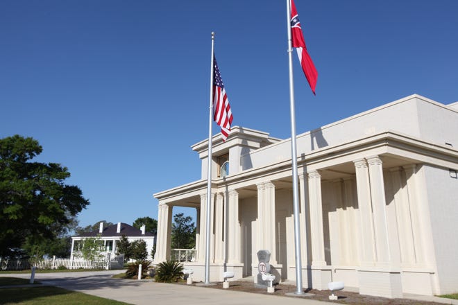 Jefferson Davis' final home, Beauvoir and his presidential library and museum are located in Biloxi, Mississippi. [Steve Stephens]