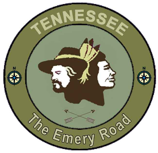 A patch calling attention to the Historic Emery Road.