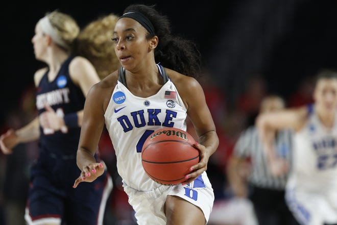 The Connecticut Sun open preseason camp today with some new faces, including top draft pick Lexie Brown from Duke. (Joshua L. Jones/The Associated Press)