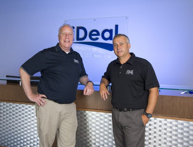 Ideal Aluminum co-owners Michael Siegel, left, and Doug Brady. [CONTRIBUTED]