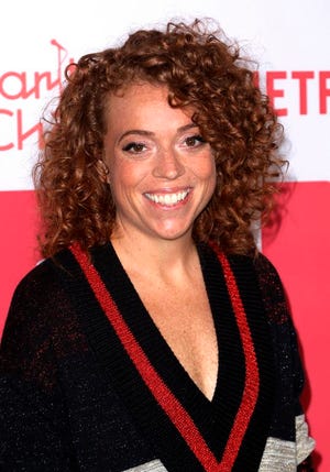 FILE - In this March 24, 2018 file photo, Michelle Wolf arrives at the 6th Annual Hilarity For Charity Los Angeles Variety Show at the Hollywood Palladium n Los Angeles. White House aides, reporters and other famous-for-Washington types are set to gather without President Donald Trump to toast press freedom. Itâ€™s the second White House Correspondentsâ€™ Association dinner in a row without Trump. Wolf is on tap to deliver whatâ€™s traditionally been a roast of the administration and the press. (Photo by Willy Sanjuan/Invision/AP, File)