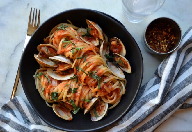 Linguine and Clams. [Shereen Pavlides/For GateHouse Media]