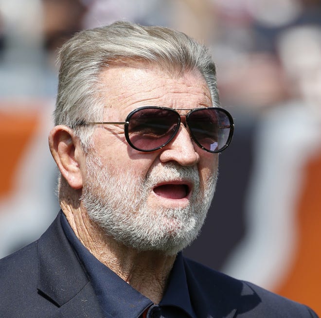 Mike Ditka, seen here in this Sept. 10, 2017 file photo, is going to be given a lifetime achievement award in June at a local event sponsored by Shell Chemicals. [Nam Y. Huh/Associated Press file]