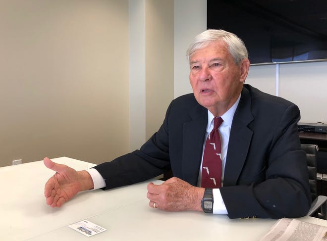 Bob Graham, the former Democratic governor and U.S. senator from Florida, criticized the Florida Constitution Revision Commission during an interview in Sarasota Monday. (Photo by Zac Anderson)