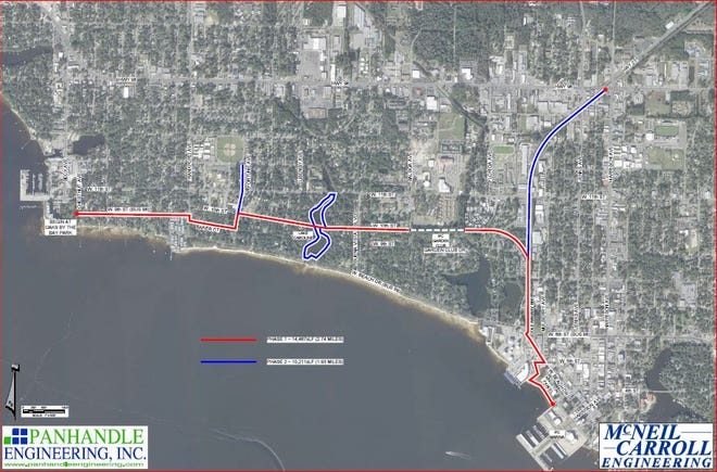 A proposed multi-use path for Panama City might follow this route, though conversations are ongoing. [CONTRIBUTED PHOTO]
