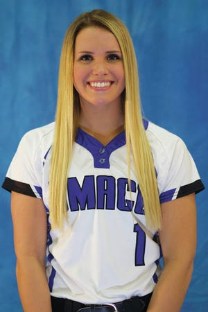 Molly Jacobsen threw seven no-hitters for DMACC this season. Contributed photo